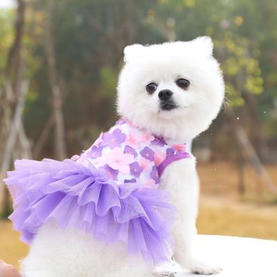 Inspire Essentials Floral Princess Dog Dress 2 xl