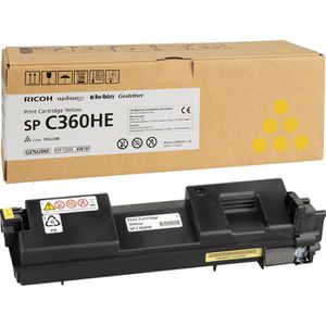 Ricoh Toner Type SPC360HE, 408187 gelb, 5000 Seiten