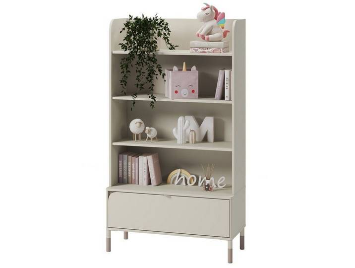 Compleo Regal mit Schublade JUNA, Bücherregal für Kinderzimmer