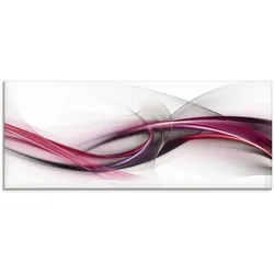Glasbild ARTLAND "Ideen", rot (farbe bild(er): rot), B:125cm H:50cm, Bilder, in verschiedenen Größen