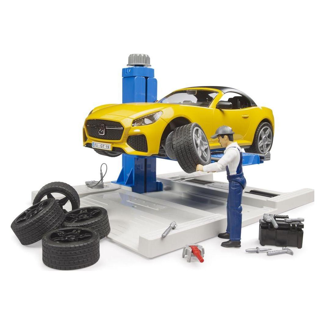 Bruder PKW Service Center mit Roadster (62112)