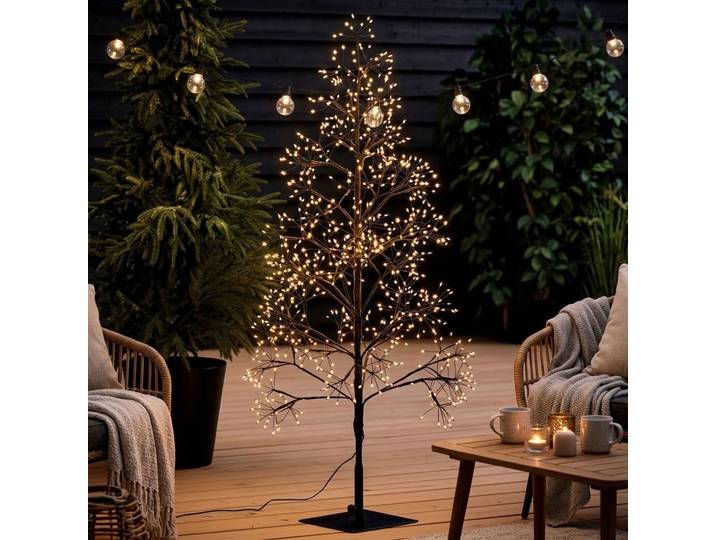 Deko Lichterbaum H120 cm mit 850 LEDs, Twinkle-Effekt, IP44