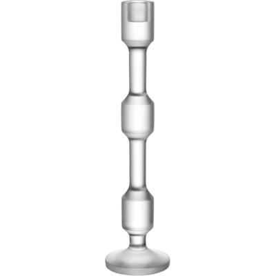 Dekovase LEONARDO "GK/Leuchter RIALTO", weiß, B:10cm H:40cm T:10cm, Glas, Vasen