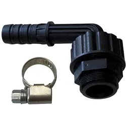 Zapfadapter für Wasserhähne M24 x DN20(3/4''), mit einer Schlauchschelle