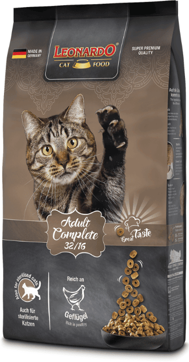 Leonardo Ração Completa para Gatos Adultos 32/16 15 kg