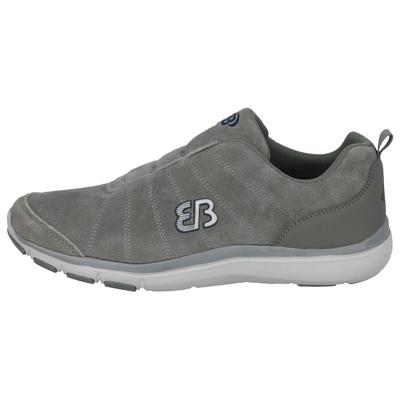 Sneaker BRÜTTING "Freizeitschuh Dallas Slipper", Herren, Gr. 43, grau, Veloursleder, Schuhe Sneaker