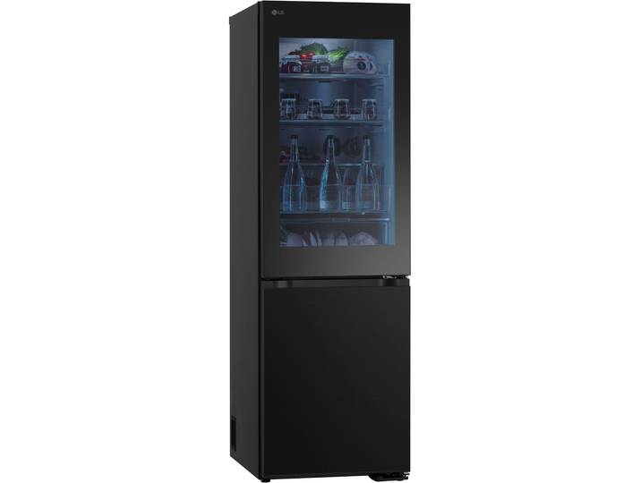 LG Kühl-/Gefrierkombination GBG5160CPY , Energieeffizienz: C, silber (essence schwarz steel), Rechtsanschlag, Kühlschränke, Kühl-/Gefrierkombination