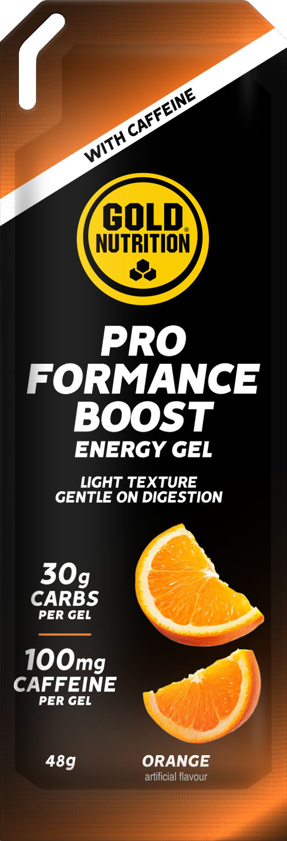 GoldNutrition Pro.Formance Boost Energy Gel 30HC Naranja 48 gr