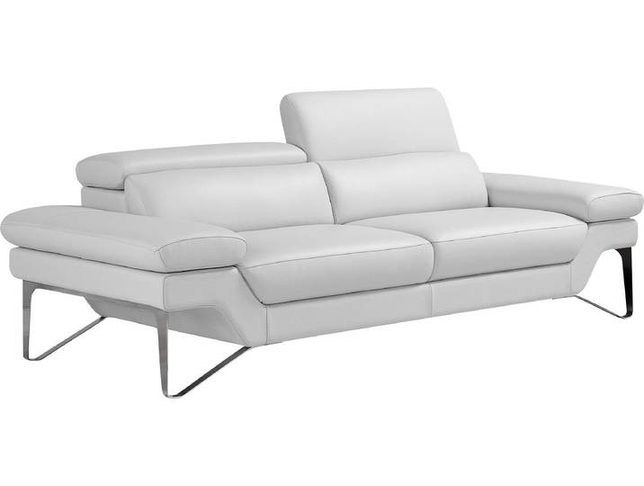 2,5-Sitzer EGOITALIANO Princess, Designsofa und super bequem, tolle Detailverarbeitung , weiss (weiß), B:236cm H:95cm T:108cm, Leder BULL (Echtes Rindsleder). Geschliffenes, pigmentiertes und behandeltes Rindsleder mit einer Dicke von 1, 3-1, 5 mm. Es handelt sich um ein weiches, geschütztes Leder. Eine leichte Deckschicht schützt sie vor Flecken, ohne ihre ursprünglichen Eigenschaften zu verändern. Dieses geschützte Leder kombiniert die Vorteile von Natürlichkeit und Weichheit mit einer guten Beständigkeit gegen Verschleiss und Ausbleichen. Das Vorhandensein der charakteristischen Zeichen, die das Leben des Tieres bestimmen, wie Narben, Körnungsunterschiede, Falten, Adern, Disharmonien in Farbtönen, beweisen ihre absolute Echtheit und grossen Wert. Leder CAREZZA (echtes Rindsleder) ist ein Naturleder, dass die ursprünglichen Eigenschaften der Haut nicht verändert. Das Vorhandensein von verheilten Narben, Körnungsunterschiede, Falten, Adern, Unterschiede in den Farbtönen und andere Spuren, die die Natur auf diesen Fellen hinterlassen hat, sind ein Beweis für die absolute Echtheit und das Zeugnis ihres grossen Wertes. Leder »NUVOLE« (Echtes Rindsleder). Halbnatürliches, halbnarbiges Rindsleder mit einer natürlichen Körnung von 1, 2 bis 1, 4 mm. Dieses Leder hat eine weiche, wachsartige Haptik mit mattem Aussehen und einem Wolkeneffekt. Es handelt sich um ein Naturleder, das die ursprünglichen Eigenschaften der Lederhäute nicht verändert. Das Vorhandensein von verheilten Narben, Körnungsunterschiede, Falten, Adern, Unterschiede in den Farbtönen und andere Spuren, die die Natur auf diesen Fellen hinterlassen hat, sind ein Beweis für die absolute Echtheit und das Zeugnis ihres grossen Wertes., Sofas, 2 5-Sitzer, inkl. verstellbarer Kopfteile