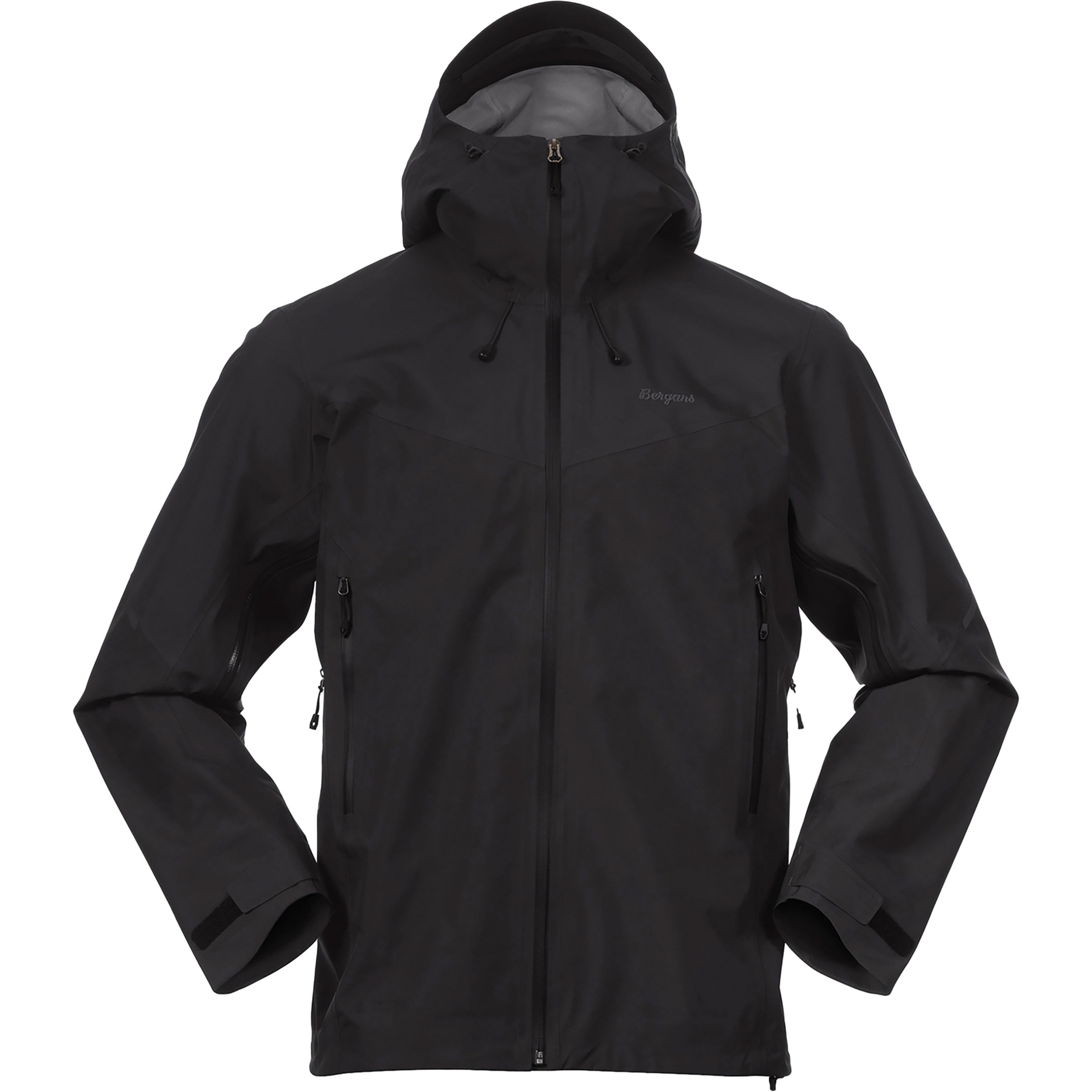 Bergans Rabot Light 3L Shell Herren Regenjacke schwarz Größe L Trekking Elastisch Wasserabweisend