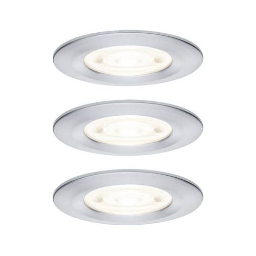 Paulmann 92309 Nova LED-Einbauleuchte GU10 4.9W Aluminium (gedreht)