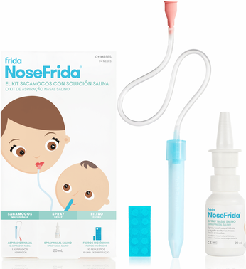 Frida Baby NoseFrida Kit Aspirador Nasal Salino 0M+ 1 un