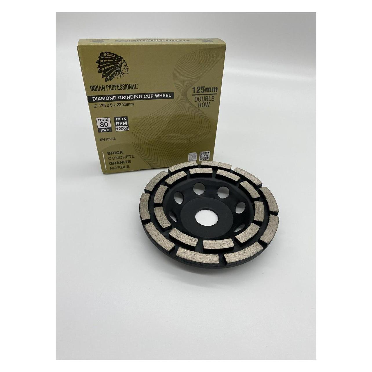 GCS Tarcza Diamentowa Szlifierska 125mm Double Row Indian Professional (42955081)