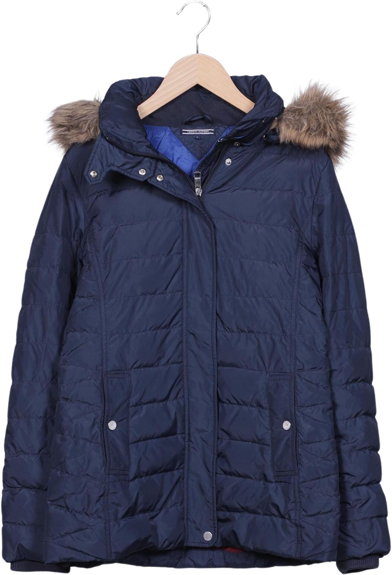 Tommy Hilfiger Damen Jacke, Marineblau, Gr. S, Synthetik - Second Hand