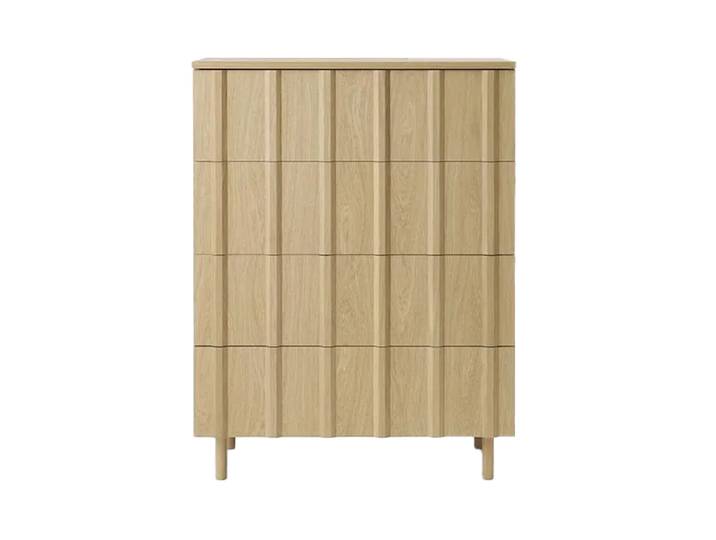 Normann Copenhagen Rib Kommode 4 Schubladen Oak