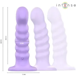 Intense, Vibrator, Brenda Vibrator Grã–Sse M Spiraldesign 10 Vibrationen Lila Fernbedienung