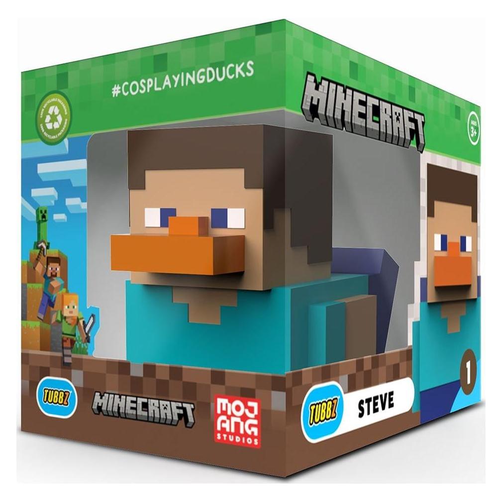 Numskull - Best of TUBBZ Boîte Canard de bain - Minecraft - Steve - 9cm (159744)