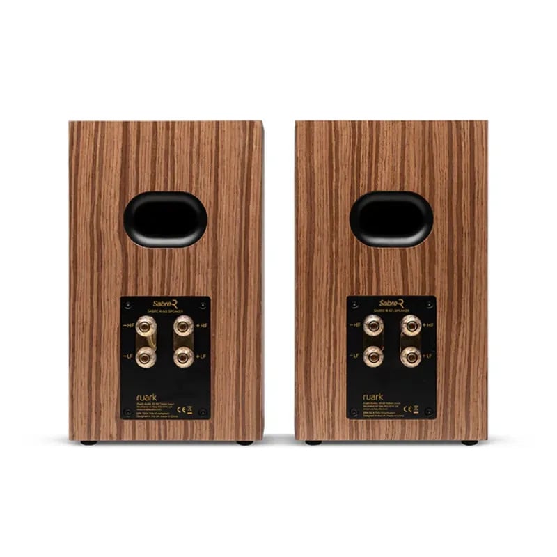 Ruark Audio Sabre-R Luidspreker set - 2-weg bass reflex systeem - Fused Walnut (set van 2)