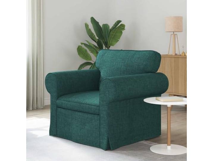 ZQQLVOO Sofa Dunkelgrün 95 x 82 x 80 cm Stoff Modular Design, Metallrahmen, Schaumkissen, Pflegeleicht, Wohnzimmer