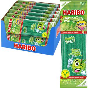 Haribo Fruchtgummis Spaghetti Apple Sour, je 200 g, 15 Beutel, 3000 g