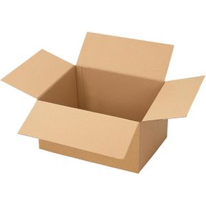Smartboxpro Faltkartons 1-wellig, 25 Stück, braun, Innenmaße: 250 x 150 x 150mm