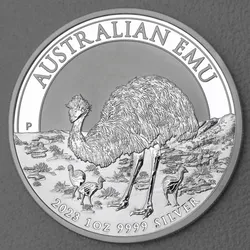 Silbermünze 1oz "Emu" 2023 19% (Australien)