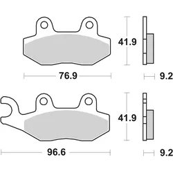 SBS Bremsbelag 713HF Street Ceramic