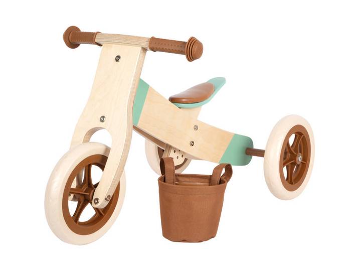 small foot Laufrad, Mehrfarbig, Holz, Metall, Kunststoff, 75x45x43 cm, Europäischer Sicherheitsstandard, höhenverstellbar, gepolsterter Sattel, Freizeit & Co, Gartenspielzeug, Laufräder