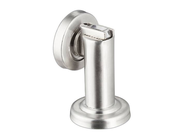 Türfeststeller Magnet Edelstahl Silber