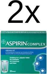 2x Aspirin Complex Granulat 2x20 St