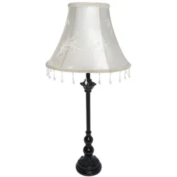 MyFlair My Flair Tischlampe "Delia", schwarz/weiß