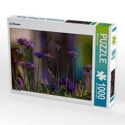 CALVENDO Puzzle Lila Blumen | 1000 Teile Lege-Größe 64x48cm Foto-Puzzle für glückliche Stunden