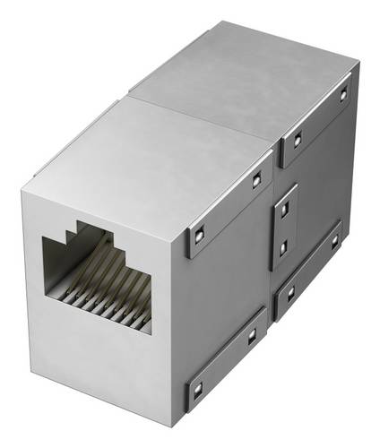 Hama 00200327, RJ-45, RJ-45, Silber