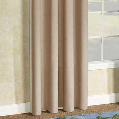 Ricardo Trading Llc Glasgow Grommet Curtain Panel, 55 x 96, Honey