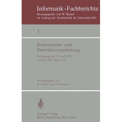 Rechnernetze und Datenfernverarbeitung, Taschenbuch von , Springer Berlin, 978-3-540-07672-8