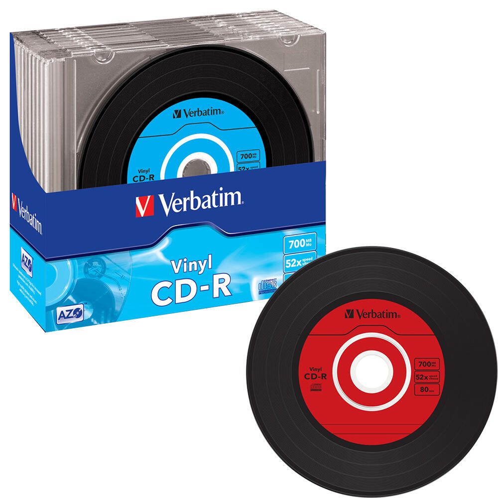 Verbatim CD-R 700MB 10er Vinyl Slim Case 43426