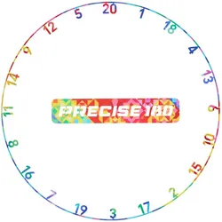 Precise 180 OnePiece Zahlenring - Polychrome