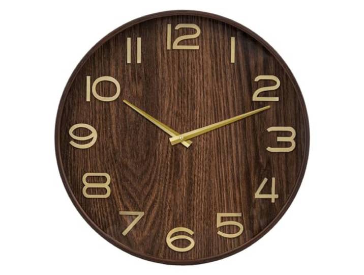 Atmosphera - Uhr Ivana Dunkles Holz d55cm