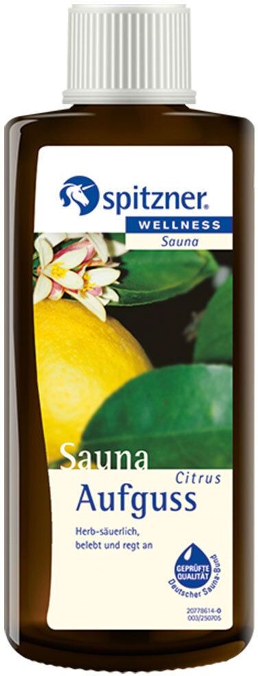 Spitzner Saunaaufguss Citrus Wellness 190 ml Konzentrat