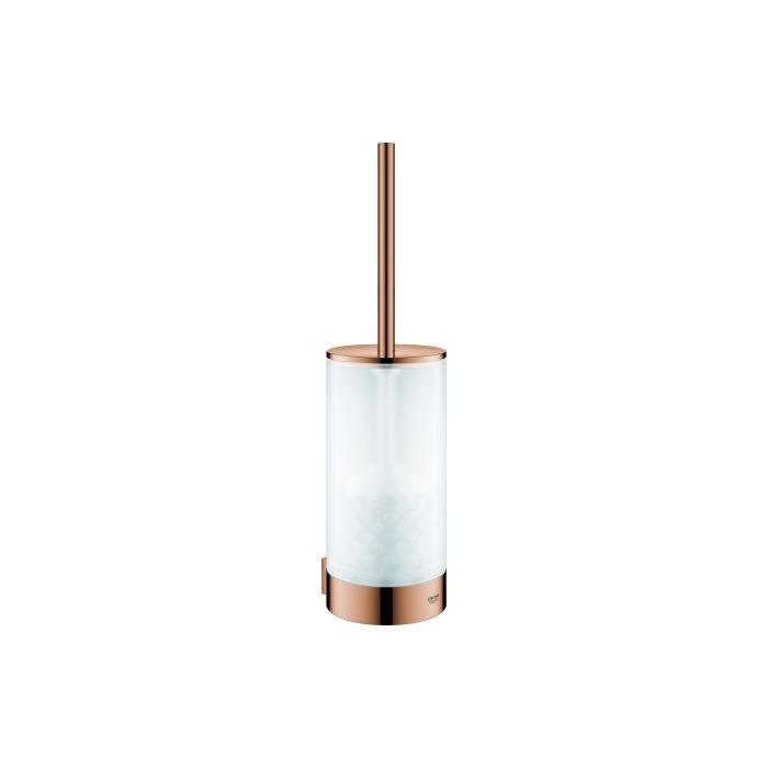 Grohe Selection WC-Bürstengarnitur 41076DA0 warm sunset, Glas, Wandmontage, verdeckte Befestigung