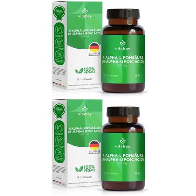 R-Alpha-Liponsäure 300 mg mit Thioctsäure Kapseln 2x 2x120 St