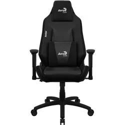 AeroCool Admiral Universal-Gamingstuhl Gepolsterter Sitz, Gaming Stuhl, Schwarz