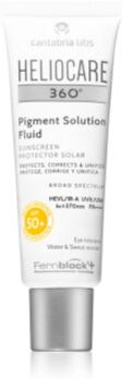 Heliocare 360° Pigment Solution Fluid fluido solar facial anti-manchas de pigmentação SPF 50+ 50 ml. 360° Pigment Solution Fluid