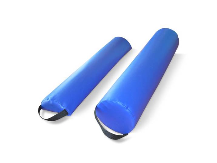 Knie- und Nackenrolle Set 66 cm blau