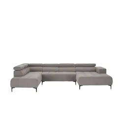Twist Wohnlandschaft  Caro ¦ grau ¦ Maße (cm): B: 350 H: 81 T: 214.0