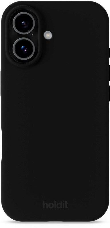 Holdit iPhone 17 Soft Touch Silikone Mobil Cover - Black