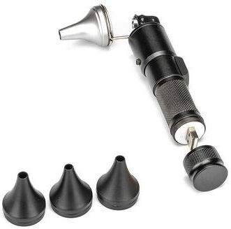 Everyday Crate USB Rechargeable Ear Cleaning Otoscope With Adjustable LED Light For Clear Ear Inspection black