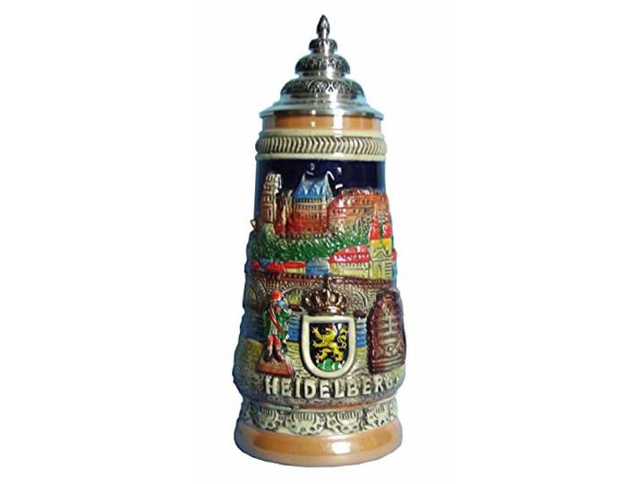 KING Bierkrug Heidelberg Reliefseidel 0,5 Liter Bierseidel KI 305 0,5L Heidelberg