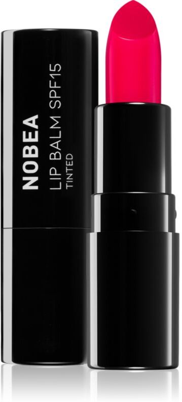 NOBEA Day-to-Day Lip Balm SPF 15 Tinted lip balm SPF 15 #L02 Cherry red 4 g