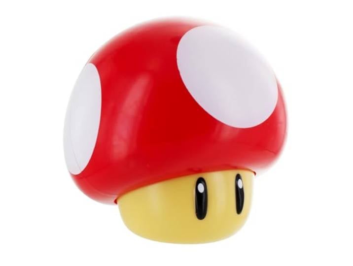 Lampe Figure Champignon Super Mario Brothers - Marchandise Collectible Officielle avec Sons\, Cadeau pour Garçons\, Accessoires de Chambre Enfants